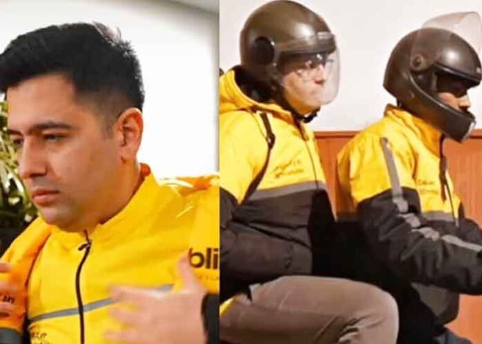 Raghav Chadha spends a day as a gig worker