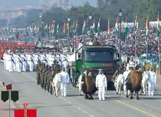Republic Day Indian Army showcases four-legged warriors
