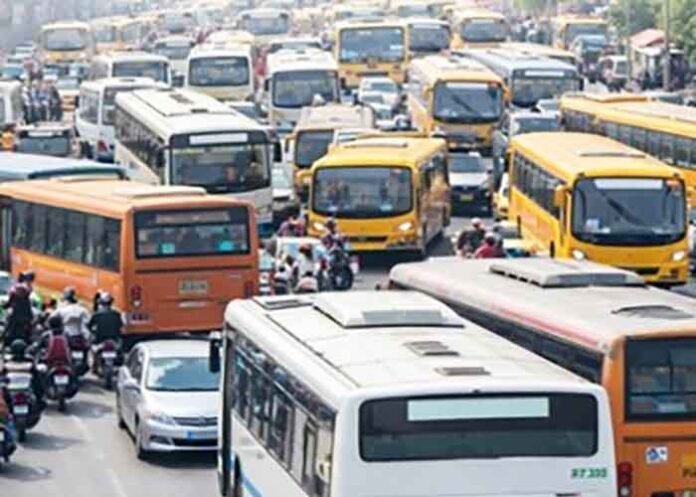 Sankranti rush Hyderabad-Vijayawada highway traffic