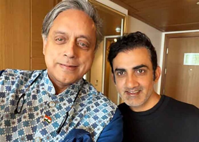 Shashi Tharoor Gautam Gambhir