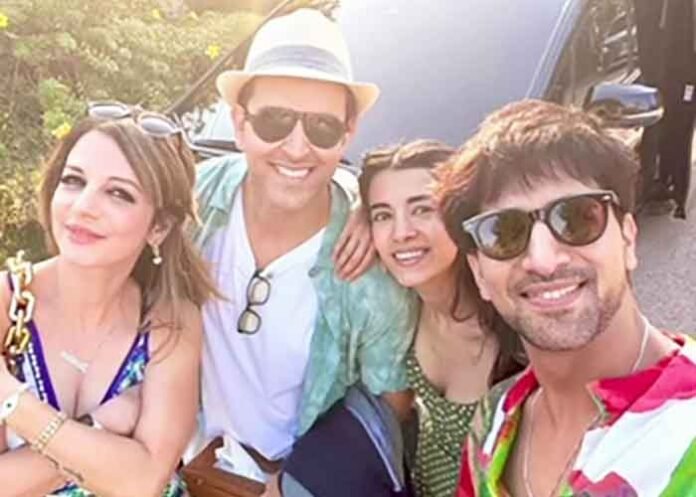 Sussanne Khan wishes ex husband Hrithik Roshan and HF Saba Azad