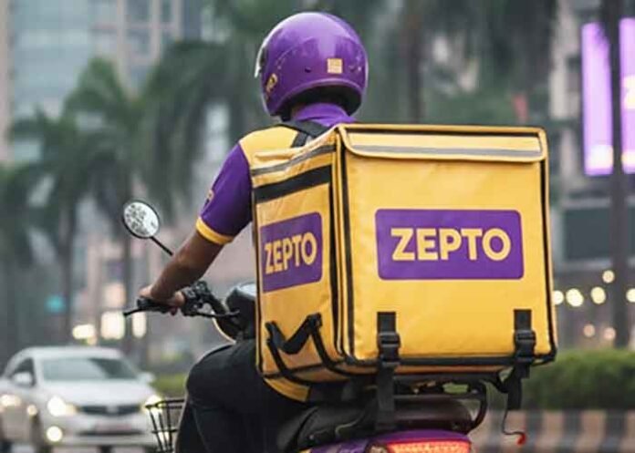 Zepto delivery rider