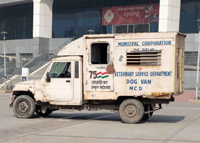 dog van stationed at IG Sports Complex