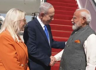 PM Modi arrives in Israel, receives warm welcome from Netanyahu at airport Benjamin Netanyahu welcome PM Modi