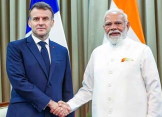 Emmanuel Macron meet PM Modi