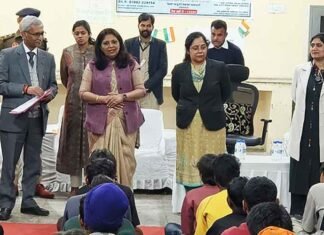 Justice Meenakshi Mehta Inspects Central Jail, Observation and Special Home in Hoshiarpur Justice Meenakshi Mehta Inspects Central Jail