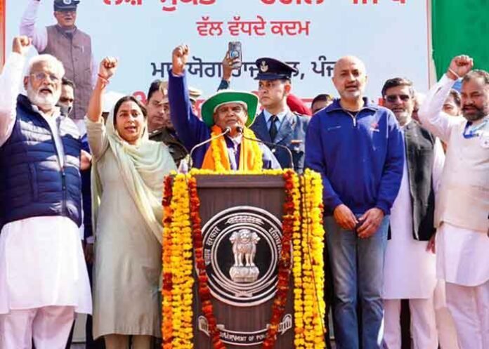 Kataria leads anti-drug foot march in Fazilka