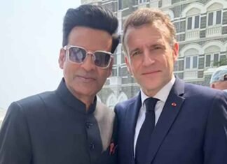 Manoj Bajpayee meets Emmanuel Macron