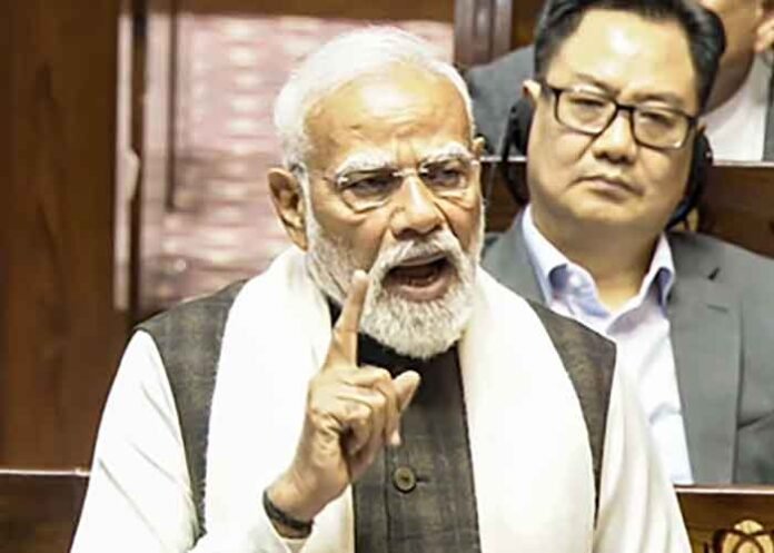 PM Narendra Modi in Parliament 2