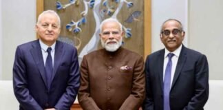 PM Narendra ModiCEO of Rolls-Royce Tufan Erginbilgic