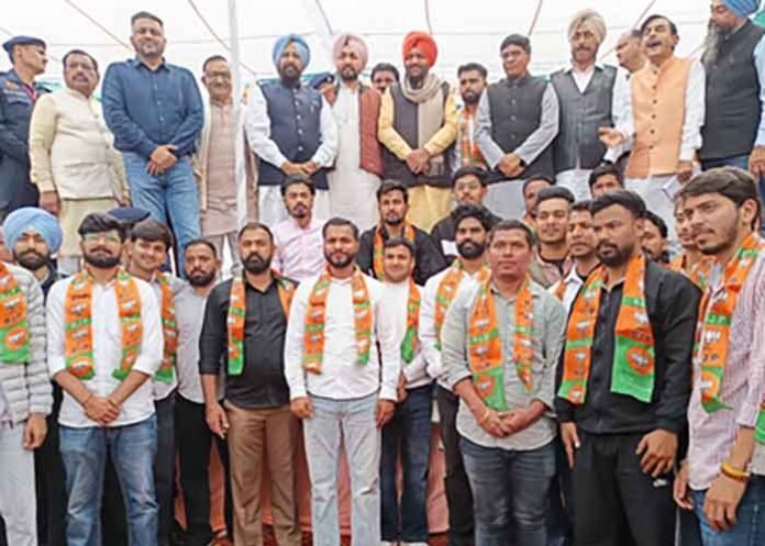 Panjab University students join BJP