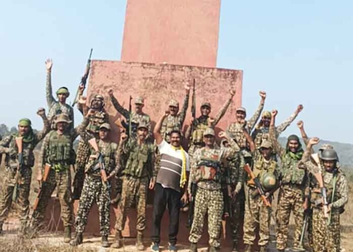 Security forces raze massive Maoist in Chhattisgarh