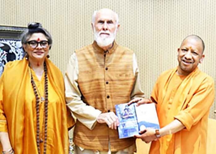US vedic scholar David Frawley meets CM Yogi Adityanath