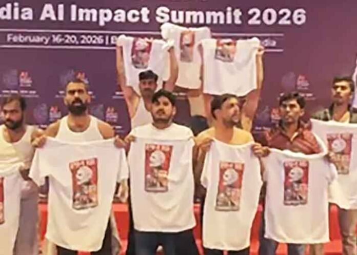 Youth Congress Protest India AI Summit