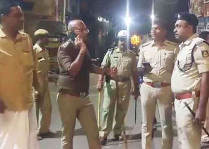 stone-pelting during Shivaji Jayanti in Bagalkot Karnataka Police