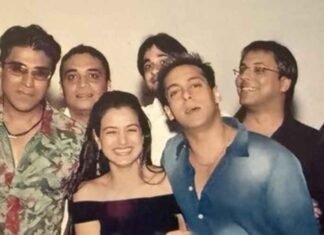 Ameesha Patel drops a throwback pic from her birthday celebration with Salman Khan