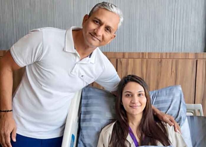 Anaya with Sanjay Bangar after undergoing gender-affirming surgery