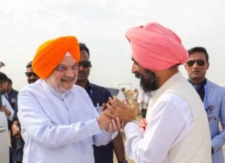 Baliawal Extended Warm Welcome to Amit Shah on His Arrival in Moga