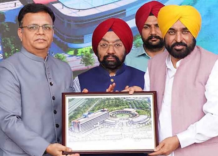 CM Bhagwant Singh Mann lays foundation