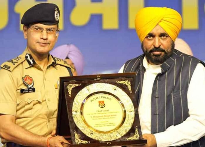 CM Mann and DGP Gaurav Yadav