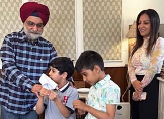 Delhi L-G TS Sandhu lends an ear to his colony kids over air pollution