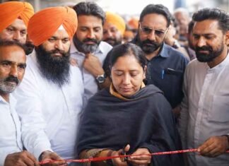 Dr Baljit Kaur inaugurates underbridge