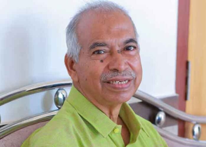 Election office of independent candidate V. Kunjikrishnan