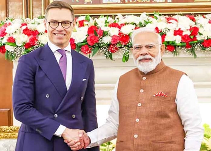Finland President Alexander Stubb PM Modi