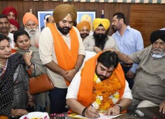 Gagandeep Singh Kaku Ahluwalia assumes charge as Punjab Khadi Board