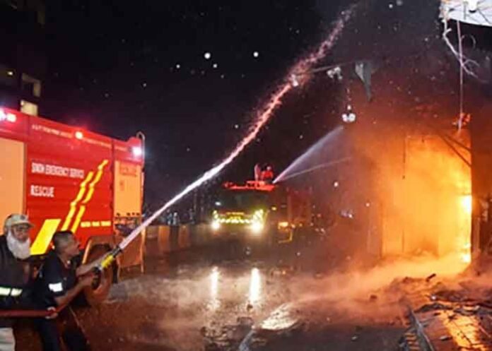 Gul Plaza fire Karachi mall