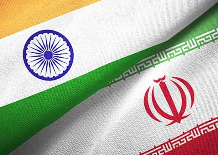 India Iran Flags
