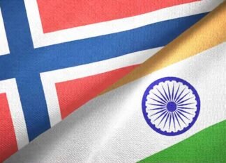 India Norway Flags