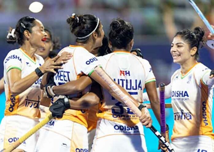 Indian women hockey team win