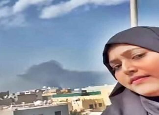 Karnataka woman records live missile attack in Bahrain, video goes viral Karnataka woman shares viral video from Bahrain Iranian missile strikes on US