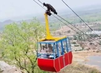 Six injured as Khallari temple ropeway snaps midway in Chhattisgarh’s Mahasamund Khallari Temple ropeway cable snaps