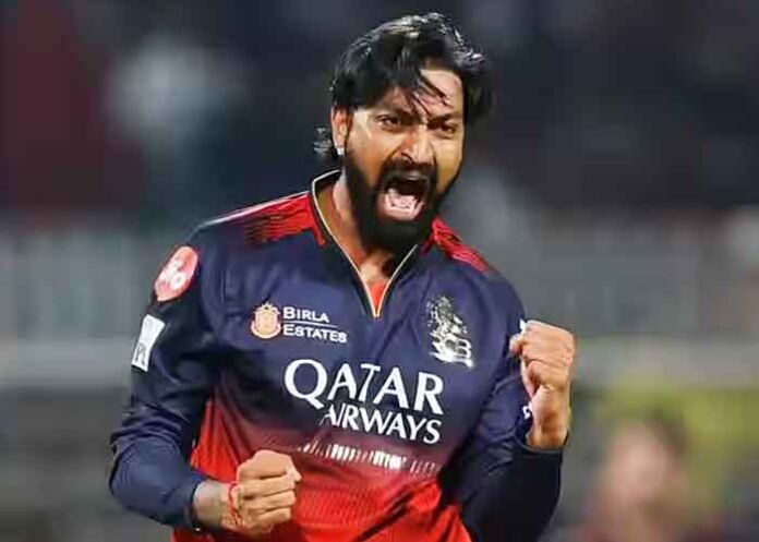 Krunal Pandya RCB Cricketer