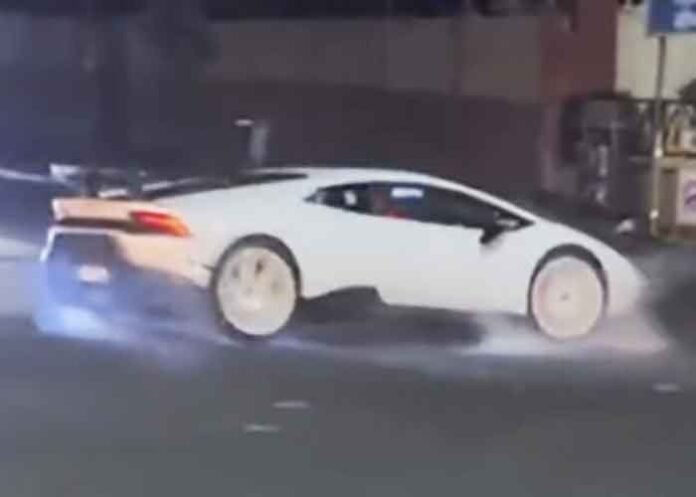 Lamborghini owner booked for drifting on MG Road​