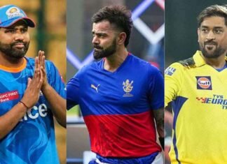MS Dhoni Rohit Sharma Virat Kohli
