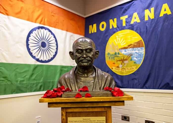 Mahatma Gandhi statue unveiled in US Montana state