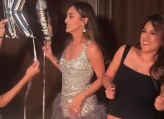 Nia Sharma grooves on ‘Shararat’ on ‘behna’ Krystle D’Souza’s birthday Nia Sharma grooves on Krystle DSouza birthday