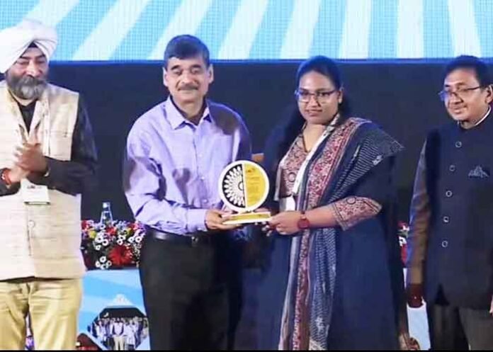 PAU scholar Anusha Cherukuri wins Best Oral Presentation Award