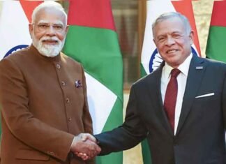 PM Modi King Abdullah II Jordan