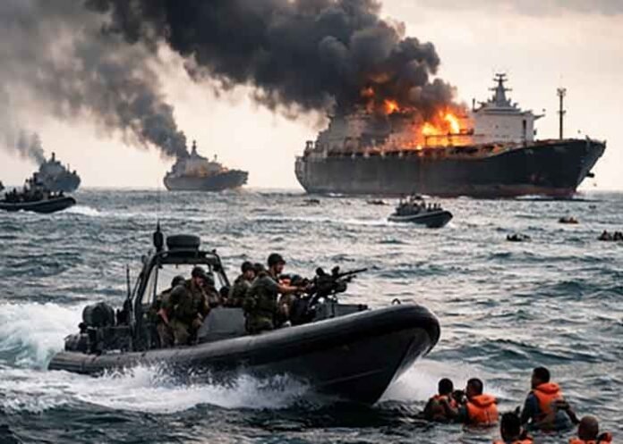 Persian Gulf maritime security crisis vessels amid conflict