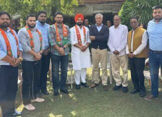 Rupinder Singh Bedwan with youth leaders join BJP
