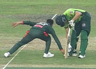 Salman Ali Agha run-out sparks controversy in Pakistan vs Bangladesh