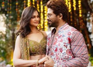 Sneha Reddy with hubby Allu Arjun