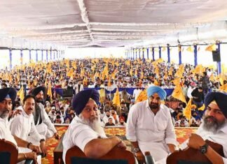 SAD committed to removing historic injustices done to Punjab by the parties of Delhi: Sukhbir Badal Sukhbir Badal at Faridkot rally