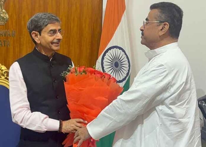 Suvendu Adhikari meets Governor RN Ravi