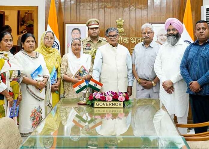 Terrorism-affected families meet Punjab Governor Gulab Chand Kataria