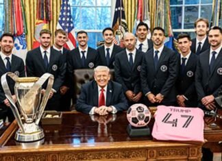 Trump honors Messi Inter Miami at White House